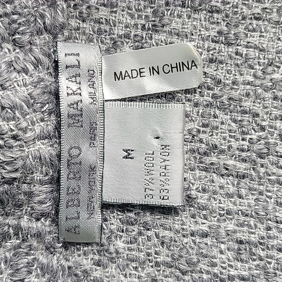 ALBERTO MAKALI Embroidered and Beaded Part Wool Jacket Medium - Picture 8 of 8